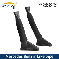 Left/Right A6420947797 A6420947897 Car Air Intake Pipe Hose Pure Air Tube for 2014 Mercedes Benz S350 BLUETEC/D 4-MATIC 3.0T