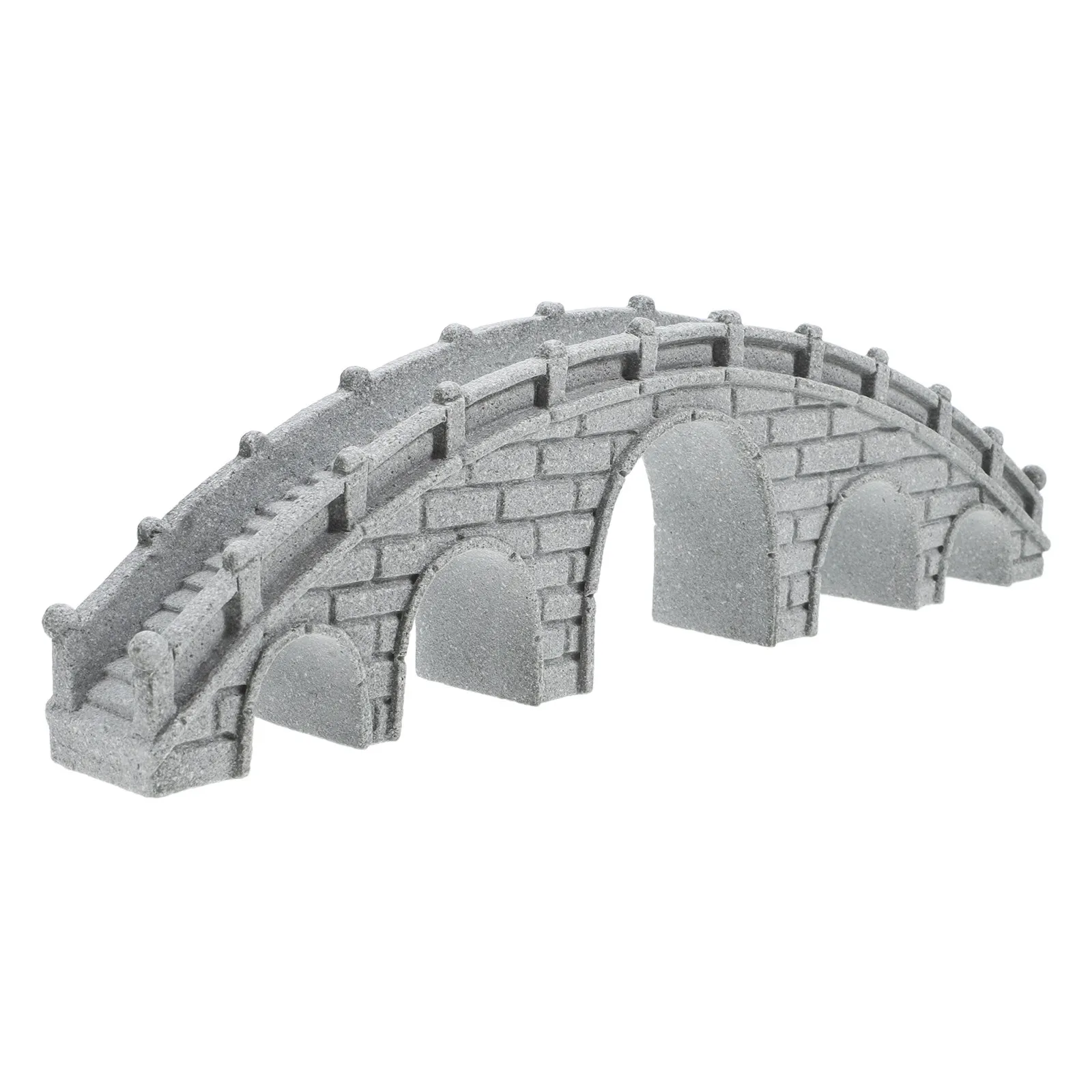 Unique Handcrafted Bluestone Mini Bridge Aquarium Decor Fish Tank Landscaping Ornament Micro Landscape Garden Style Decoration