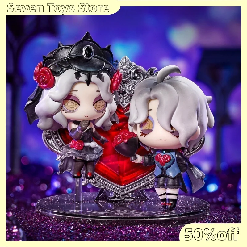 

Original Identity V Chibi Figure Psychologist And Patient Long Night Stars Desktop Decoration Gift For Adult Anime Collectors