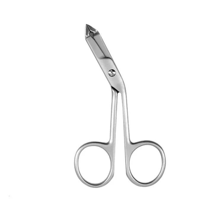 Scissors Shaped Eyebrow Tweezers Eyebrow Straight Flat Tip Tweezers Hair Plucker Hairgripping Tweezers for Eyebrows