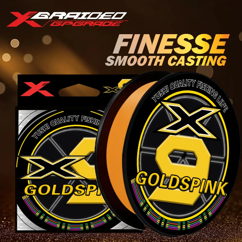

Новая плетеная рыболовная леска YGK G-Soul X9 Multifilament PE, тонущая, 100м/150м/200м, высшего качества, Super Japan
