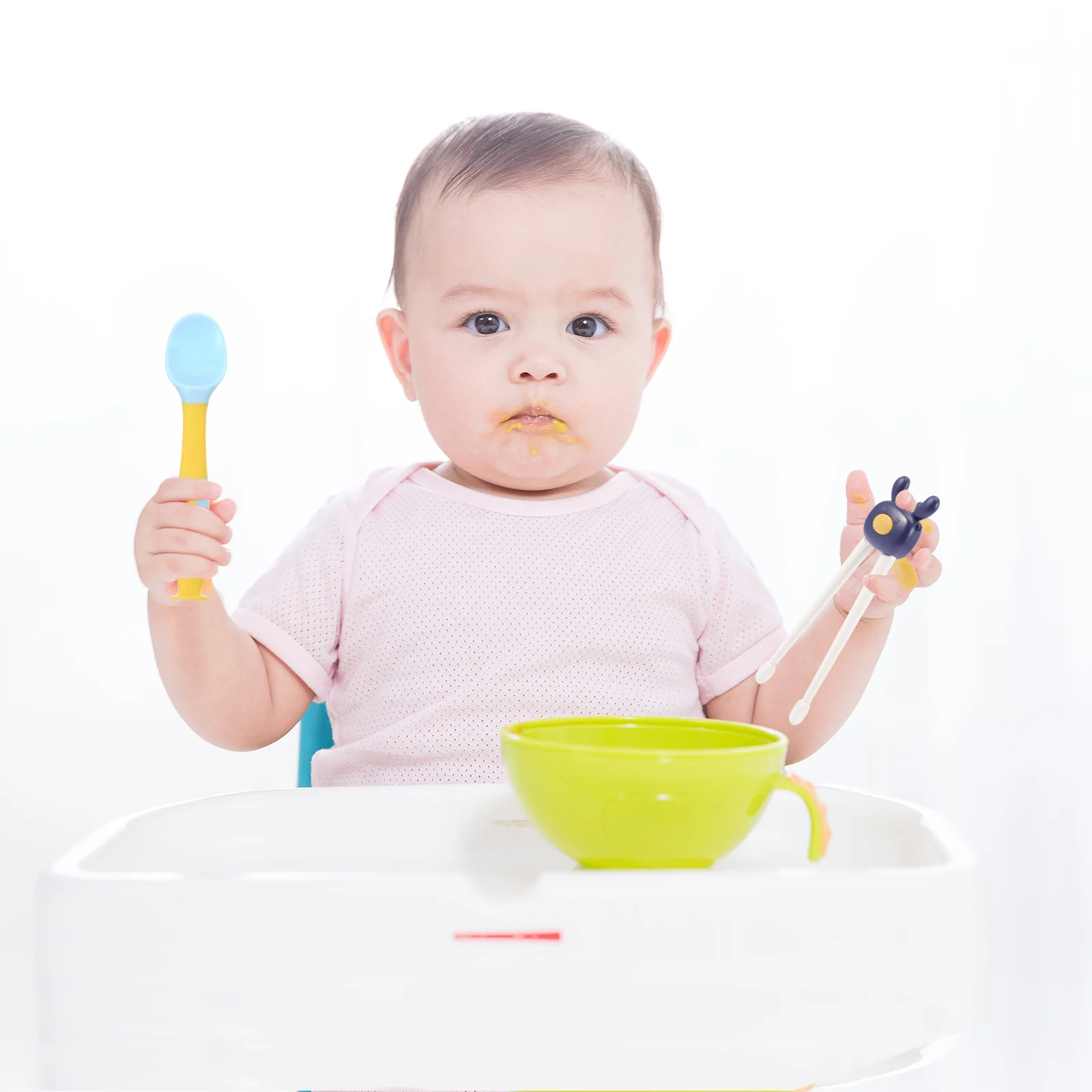 

Training Chopsticks For Kids Cartoon Practice Chopstick Beginner Helper Left Right Hand Use Easy Learning Baby Portable