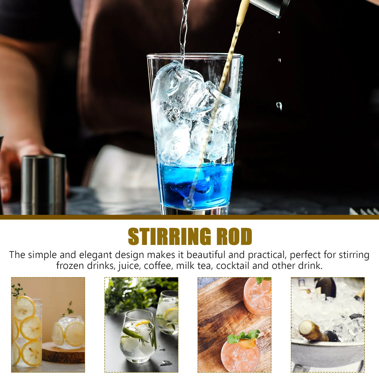 

3 шт., мешалки для коктейлей из нержавеющей стали, мешалка для сока для бара, ресторана, отеля, кухонные принадлежности, аксессуары