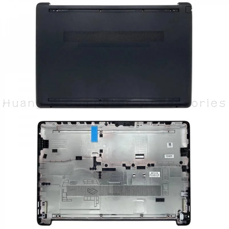 SS+LCD Back Cover Palmrest Bottom Shell Hinges PN L52012-001 For HP 15-DW 15S-DU DY DR Laptop, Strictly Tested