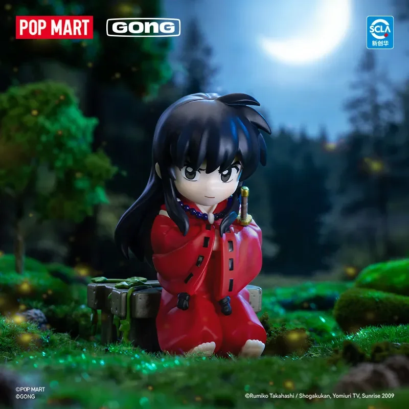 POP MART GONG Inuyasha Warring States Journey Series Genuine Mystery Box Blind Box Guess Bag Toys Doll Cute Desktop Ornaments
