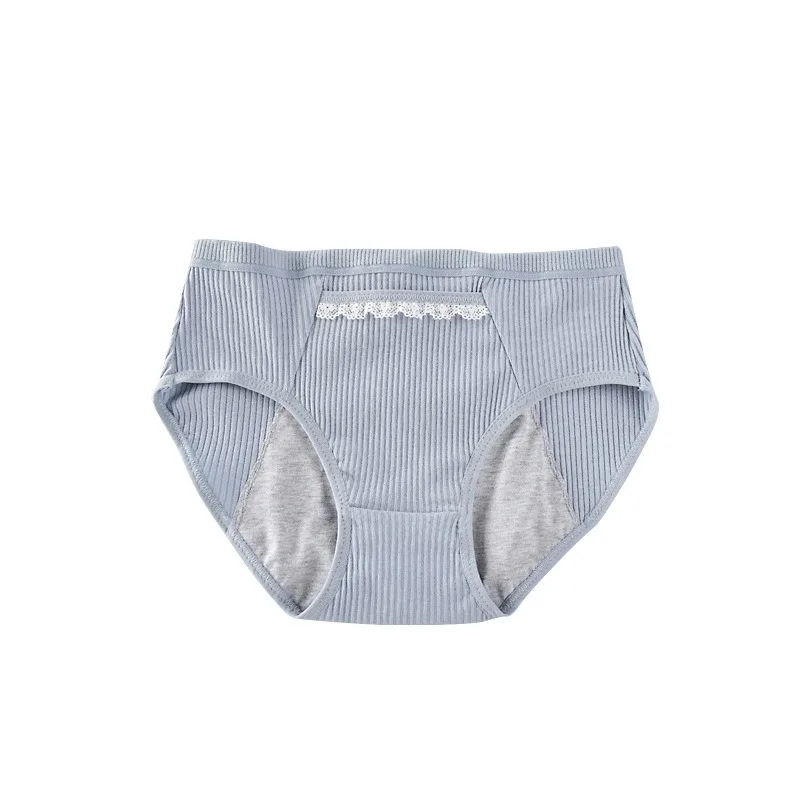 Calcinhas Menstruais Mid-cintura para Mulheres, Plus Size, Roupa Interior Período