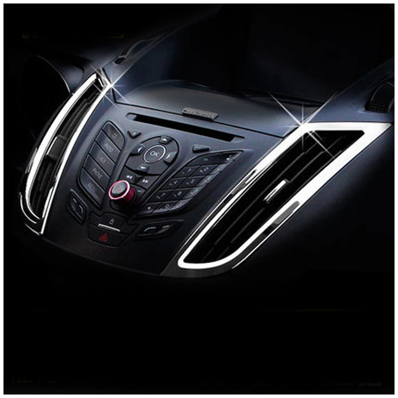 For Ford C-MAX CMAX Kuga 2011 2012 2013 2014 2015 Car Accessories ABS Air Conditioning Front Outlet Cover Interior Trim