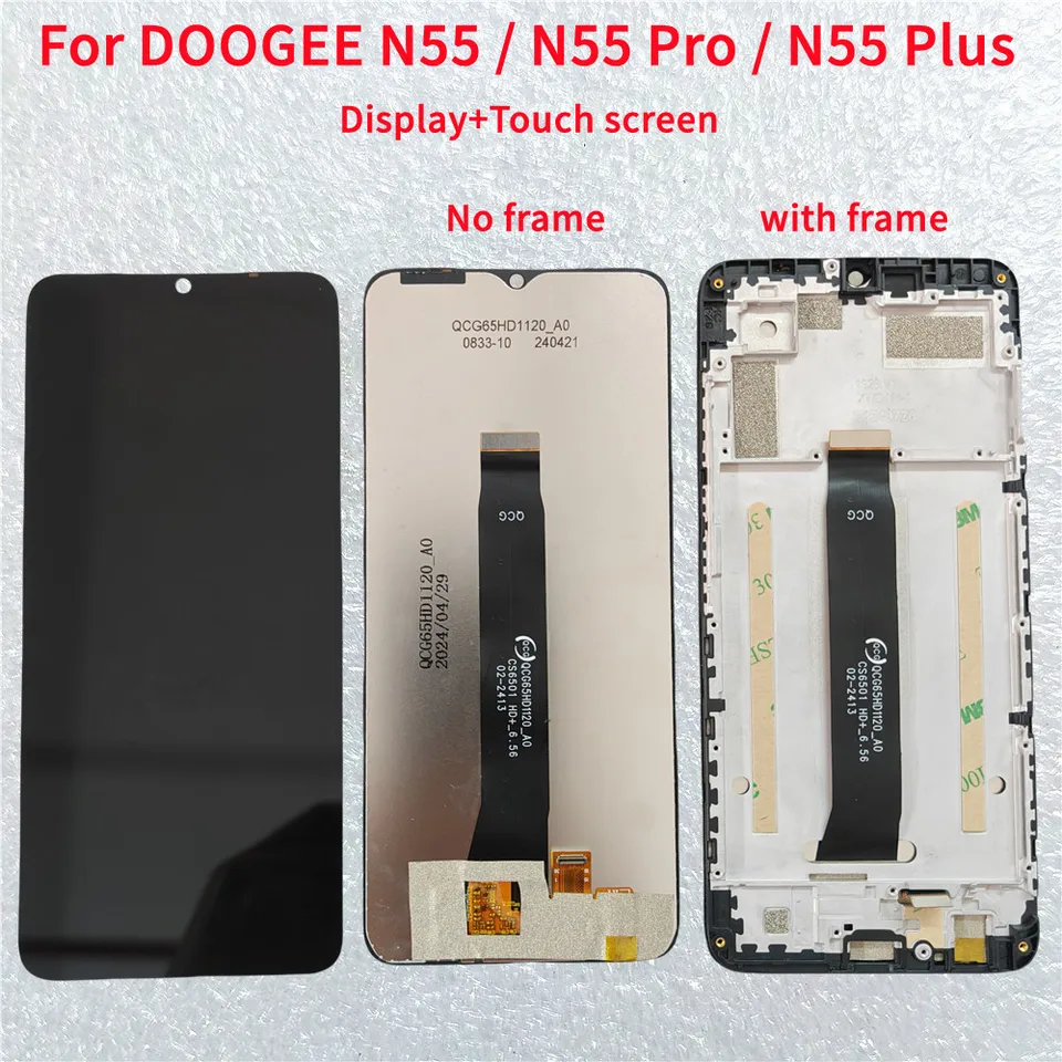 Display LCD Per DOOGEE N50: Schermo Touch Da 6.58 Pollici Con Kit Di Riparazione E Pellicola Protettiva - 4