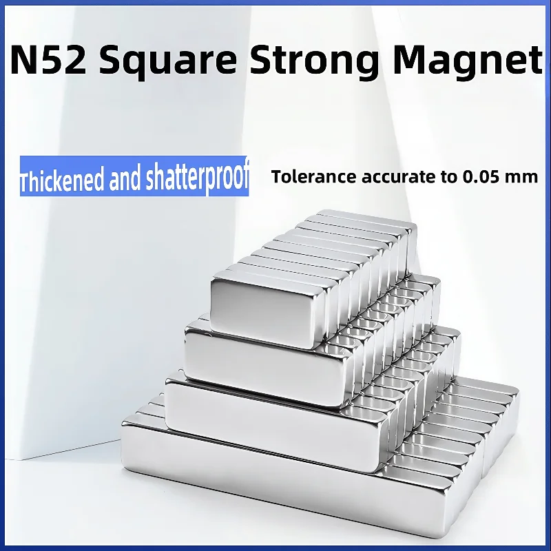 

10pcs/lot The N52 square strong magent has a compact structure and is suitable for refrigerators, offices, and handheld devices