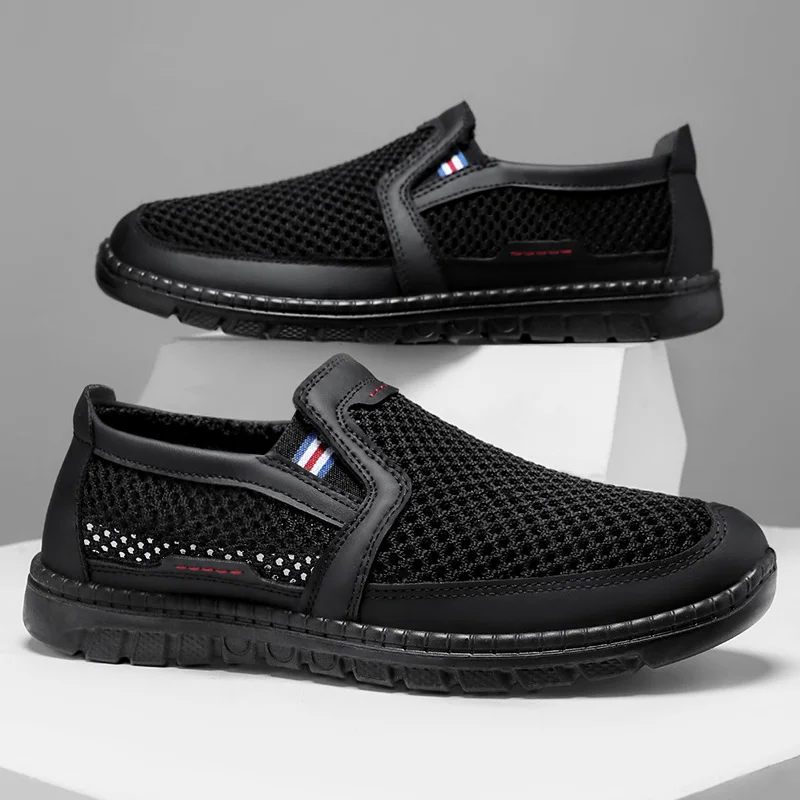 أحذية رياضية رجالية بفتحات تهوية متعددة الأوجه، مزيلة للروائح الكريهة دون تغطي القدمين أحذية رياضية كاجوال مصممة