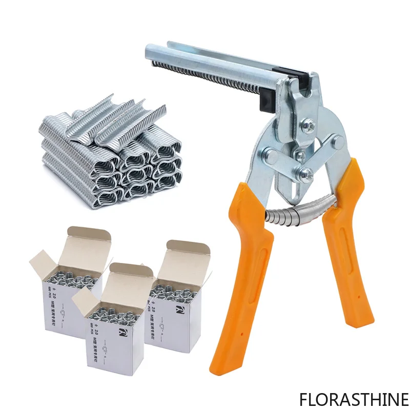 Cage Fastening Clamp Installation Poultry Cage Plier Cage Chichen Nails Rabbit Fox Bird Dog Clamp Installation Tools