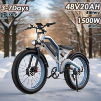 DUOTTS N26 E-Bike 1500W Dual Motor 48V20AH Battery Full suspension Electric Bicycle 26-Inch Fat Tires All Terrain Electric Bike