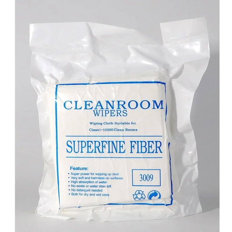 3009 Superfine Fiber Cleanroom Wipers 6×6 9×9 4×4 inch Non Dust Cloth dust-free woven fabrics for UV Printer Print head Cleaning