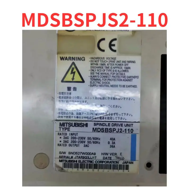 Second-hand    MDSBSPJS2-110    Drive    test  OK     Fast Shipping