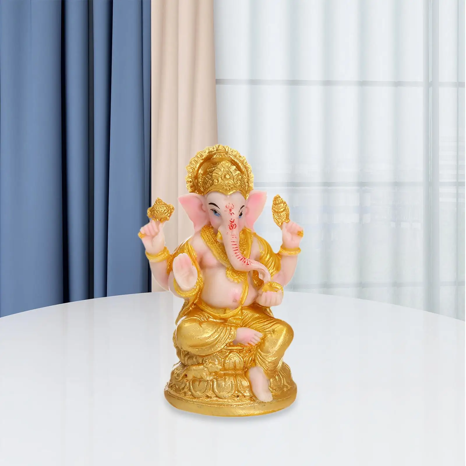 

Elephant God Figurine Ornament Resin Craft Souvenirs Ganesha Statue Buddha