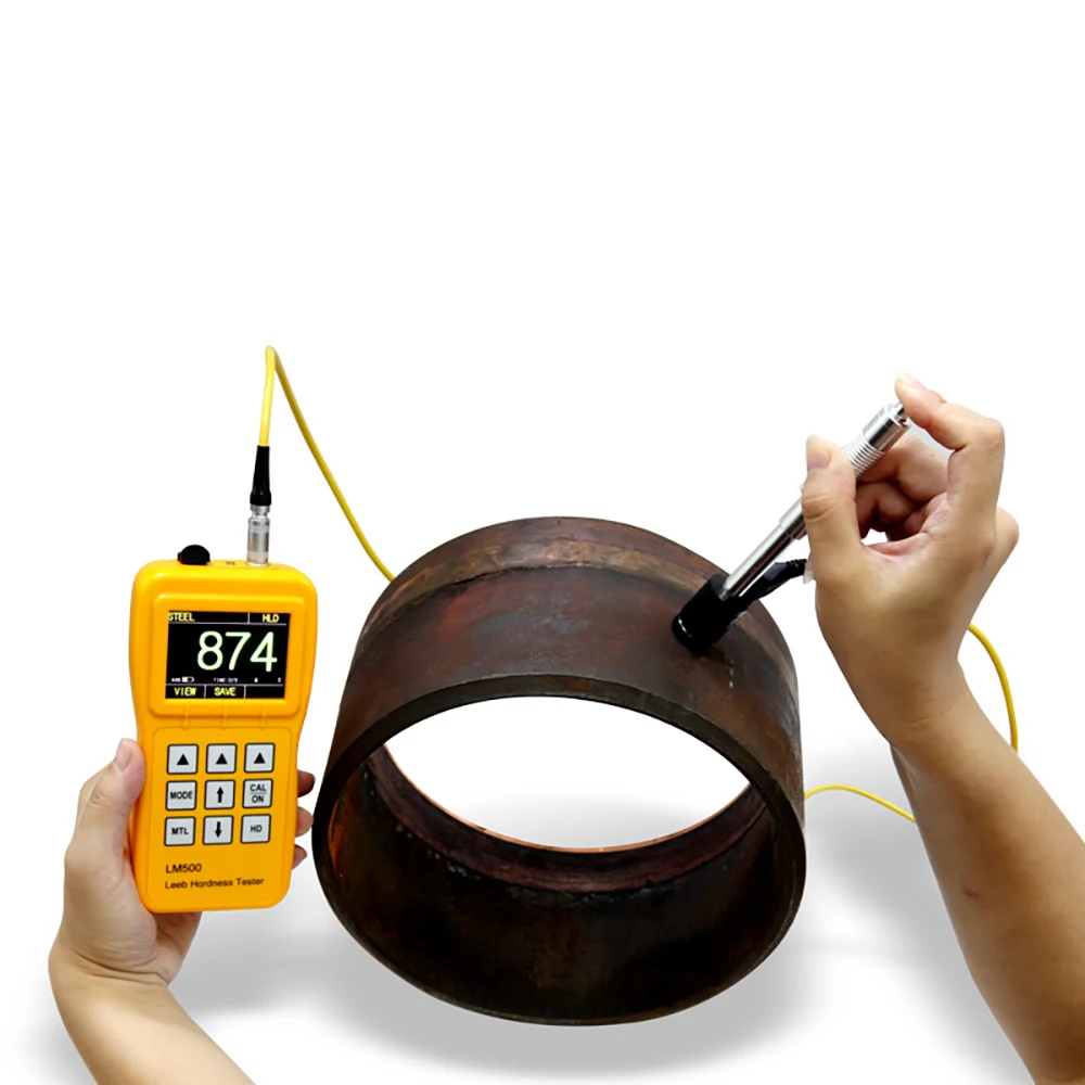 

Color Screen Portable YUSHI LM500 NDT Rebound Hardness Test Durometer Leeb for Metal