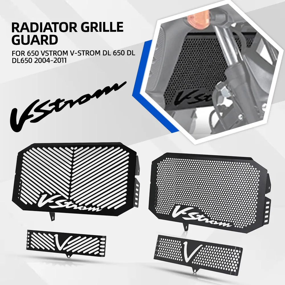 Motorcycle Radiator Guard Cover Protection For SUZUKI 650 VSTROM V-STROM DL 650 DL DL650 2004 2005 2006 2007 2008 2009 2010 2011