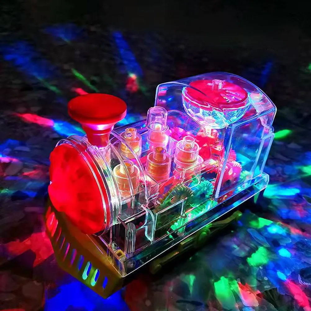 

Electric Train for Toddlers Omnidirectional Movement Sound Music Light Effects Creative Simulation Train Early Learning Fun Gift