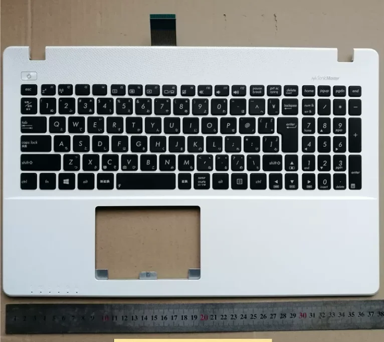 Japan layout New laptop upper case cover palmrest with keyboard for ASUS X550 K550V X552E A550L Y581C F550 R510JK