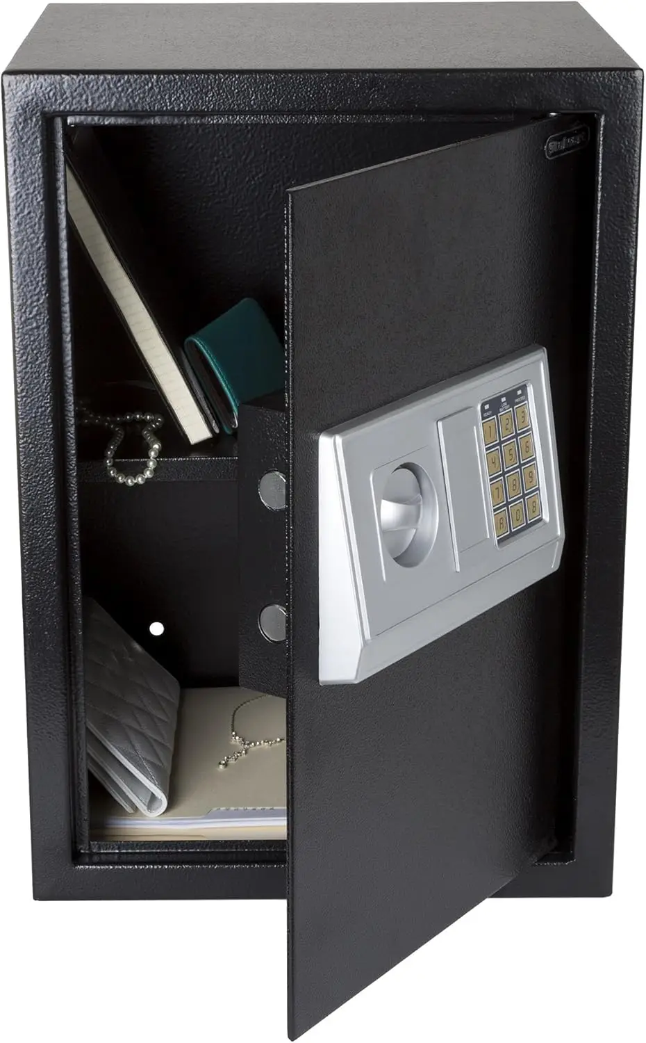Digital Safe - Electronic Steel Safe with Keypad and Manual Override Keys - Protect Money, Jewelry, Passports - For Home, Busine