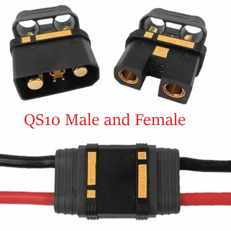 240A QS10-S Male Female Wiring Harness Connector DC 750V Electric Vehicle Charging Head Battery High Current Aircraft