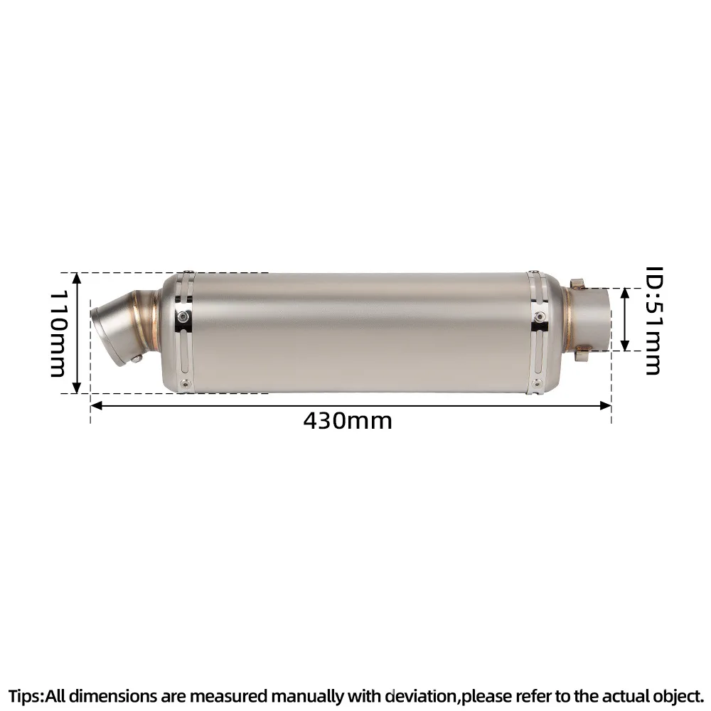 Suitable For Motorcycle And Locomotive Modification Exhaust Pipe 250SR NK250 To Drum Middle T98 Triangular Pipe