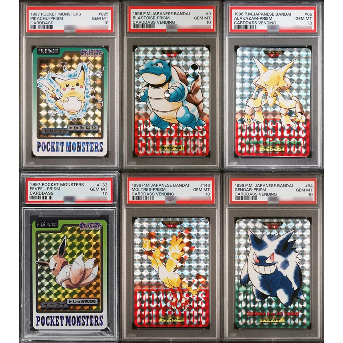 

PTCG Gengar Eevee Venusaur Blastoise Rating Collection Card Copy Version Rating Card Diy Self Made Classic Game Anime Cards Toy