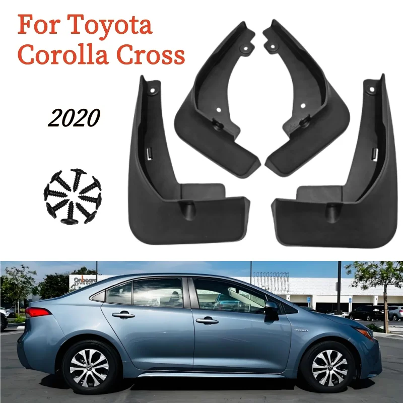 Mudguards for Toyota Corolla Cross 2020 Fender Mud Flap Guard Splash Car Auto Styline Front Rear Car Accessories