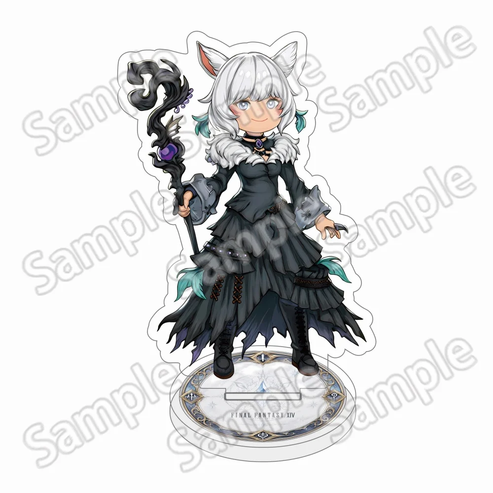 Final Fantasy 10cm Acrylic Stand Keying, Desktop Ornament Bag Pendant Fan Collectible Gift