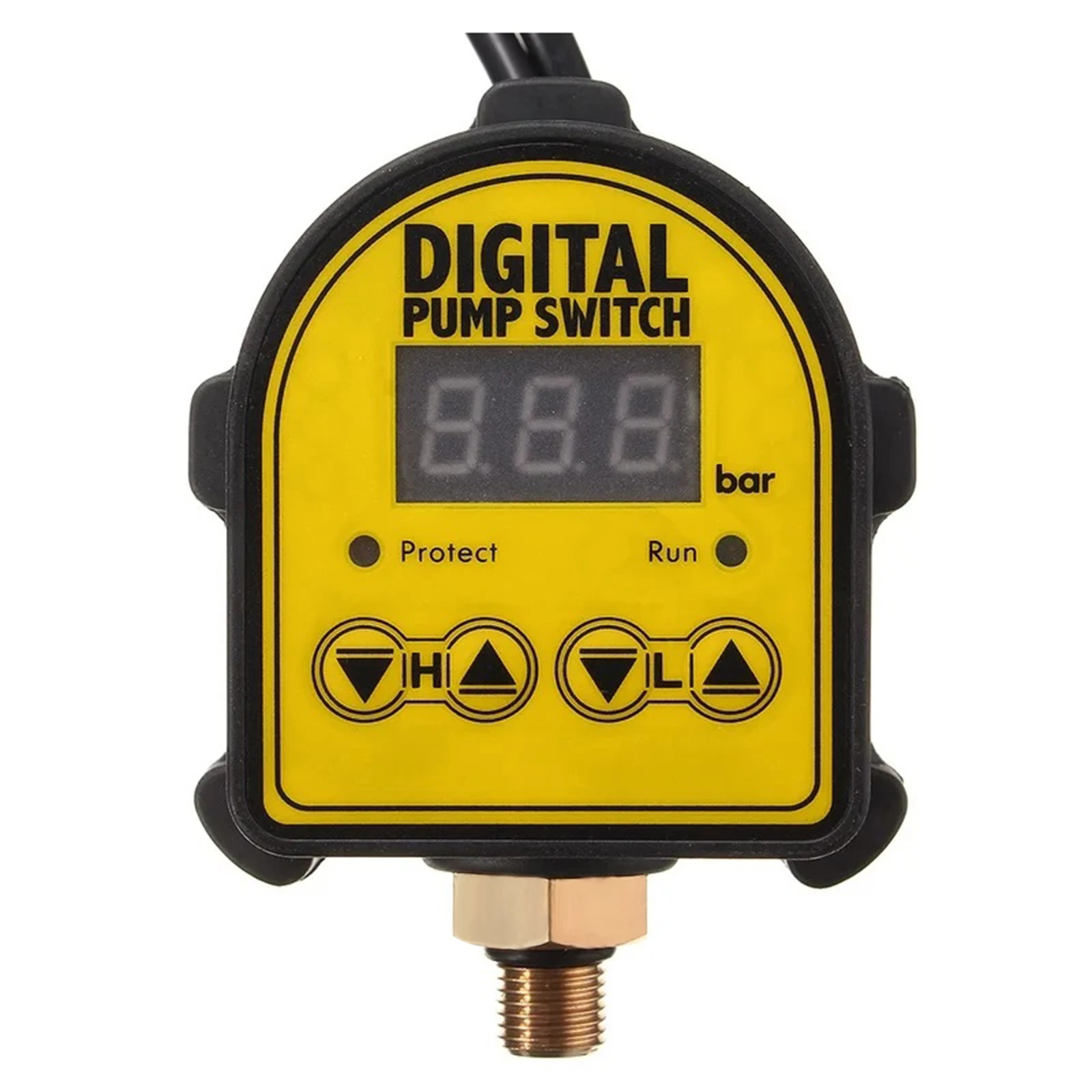 Auto Digital Water Pump Hydraulic Pressure Controller Valves, 0-10 Bar 1/2'' Interface, 220V Hydraulic Pressure On/off Switch