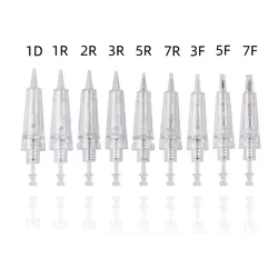 10PCS Derma Pen Bayonet Cartridge Replacement Needles Tattoo Eyebrow Lip Needles For MYM M7 N2 A1 A6 Nano Permanent Makeup Tools