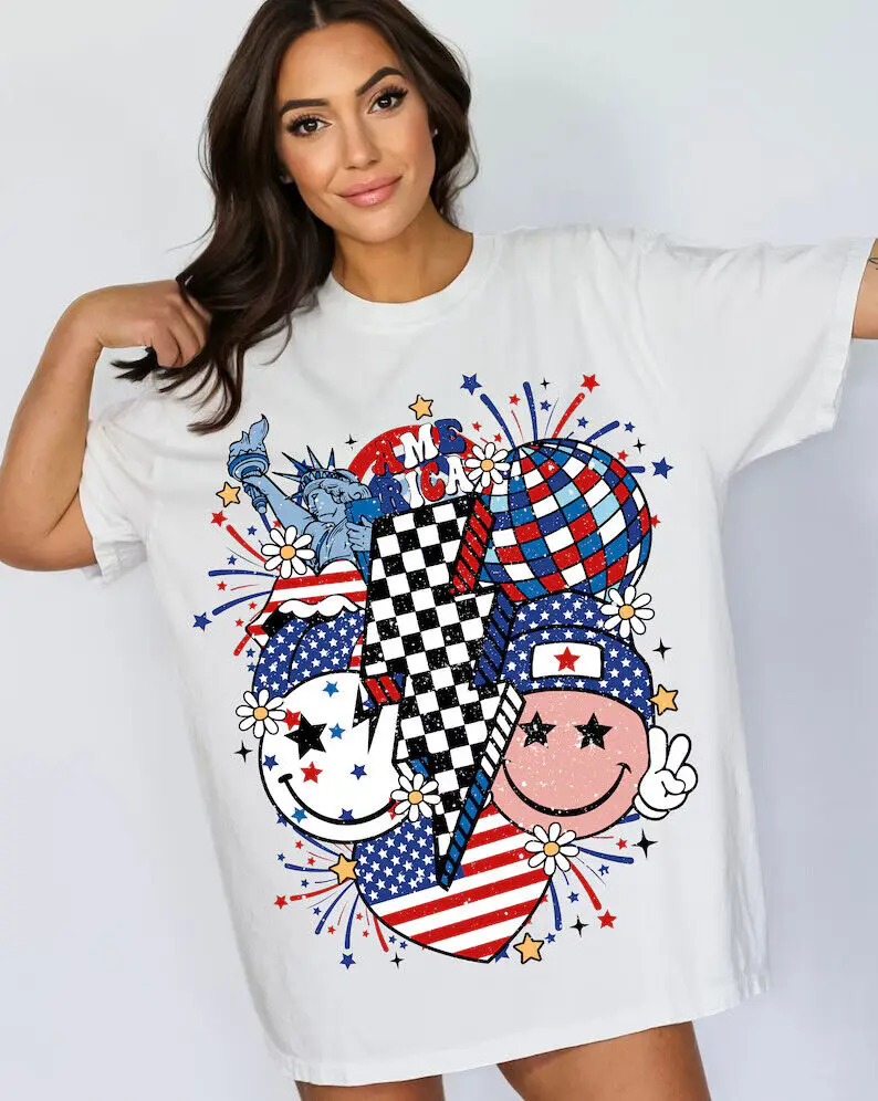 Retro 4th of July ,4th of July Png, Fourth Of July shirt