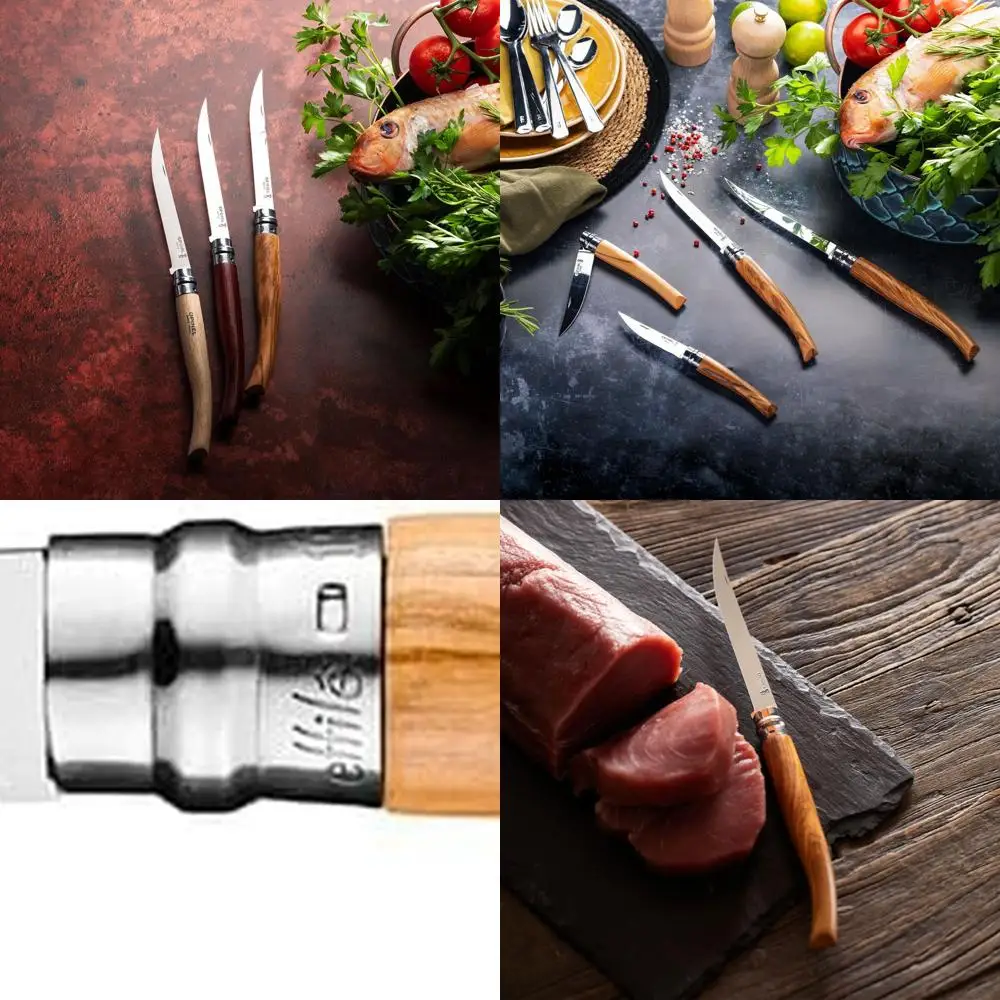 

Effile Slimline Series Folding Fillet Knife – Slim Blade Folding Knife, Virobloc Locking Collar, Sustainably Harvested Wood Hand