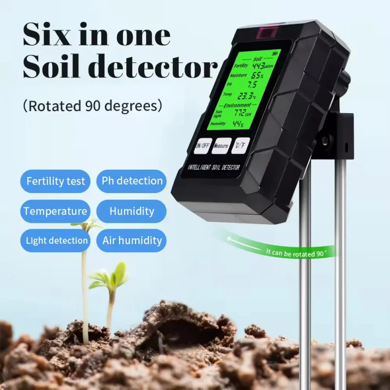 6-In-1 Digital Soil…