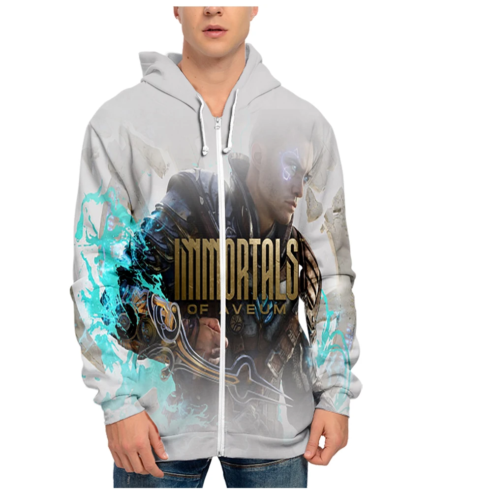 Immortals of Aveum hoodies camisola gráfica impressa moletom hoodies casuais streetwear zipper hoodies