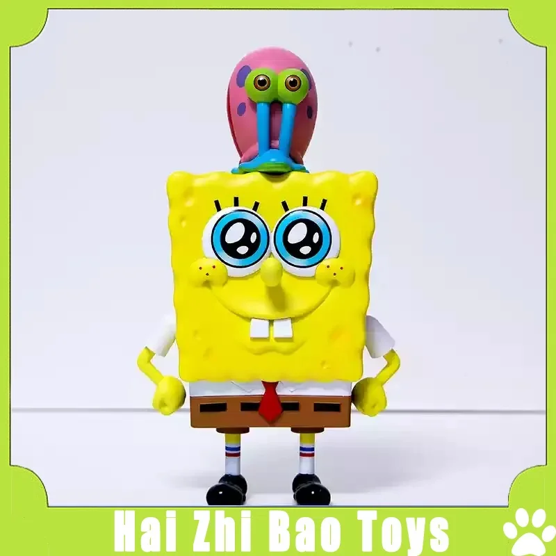 Big Smart, Big Star Muscle Fitness SpongeBob SquarePants Trendy Play Teasing Small Hands GK Model Car Ornament Gift