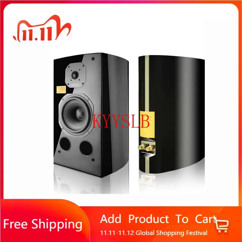 150W High Power 6.5 Inch Bookshelf Speaker Fever HiFi Passive Speaker High Fidelity Home Speaker Painted Aluminum Frame Speaker