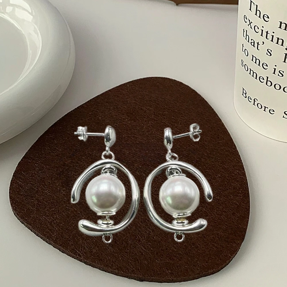 

Популярные повседневные серьги с подвесками в стиле полумесяца и жемчугом, женские украшения, аксессуары для свиданий, романтические подарки