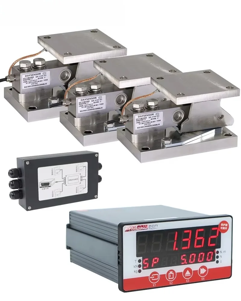 300T indicator weighing compression tension junction box weighing sensor 2 tons 50t 30 tons 80 tons