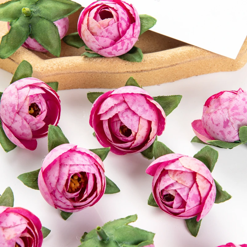 Künstliche Seidenblumen Teerosen für Heim, Büro, Party, Festival, Garten, Hochzeit, Brautstrauß, DIY, Bestseller Geschenke – Detail 4