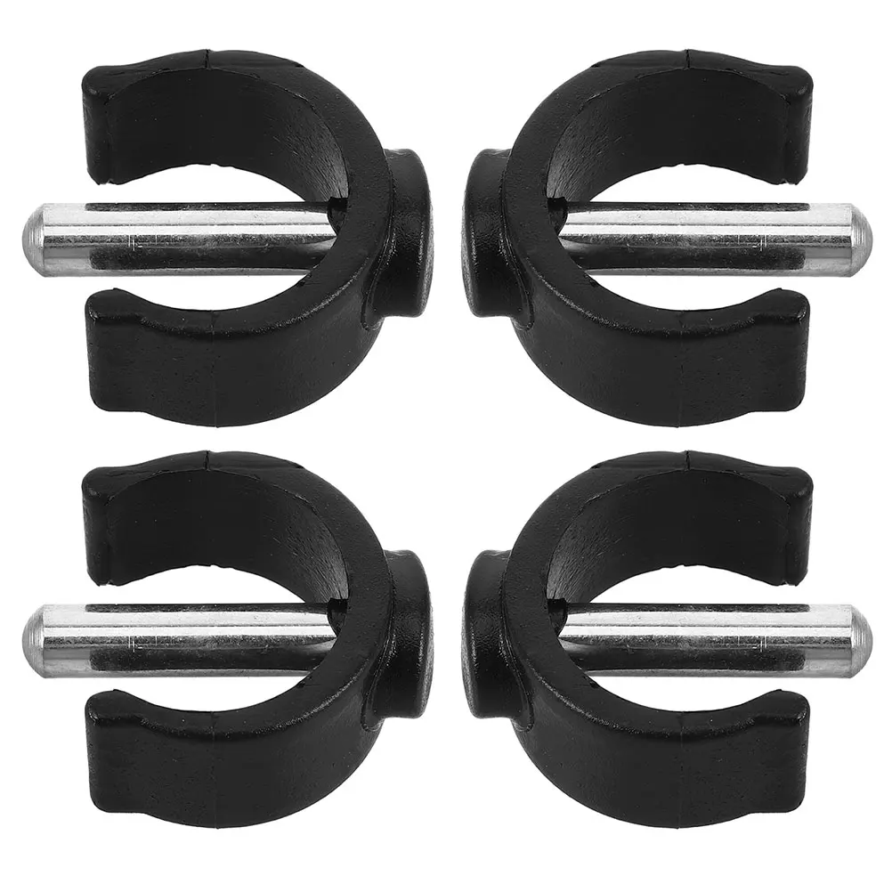 4PCS Cane Accessories Sturdy ABS Steel Material Comfortable Grip Walker Attachments Repair Replace Walking Stick Holder