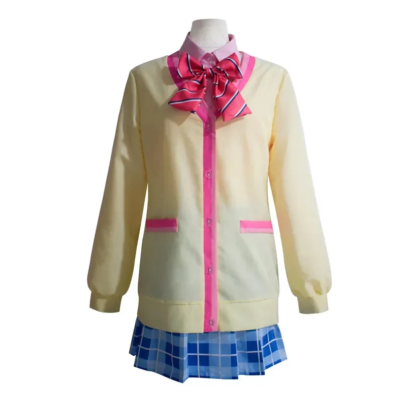 

2025 yiyi Akiyama Mizuki Cosplay JK Uniform Skirt Project Sekai Colorful Stage! feat Amia Costumes 25:00 at Nightcord Mzk Wig He