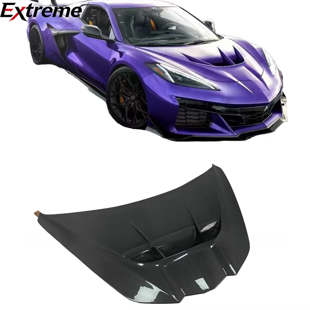 

Wholesale Carbon Fiber Front Hood ZR1 Style New Condition for Chevrolet Corvette C8 Z06 Fit