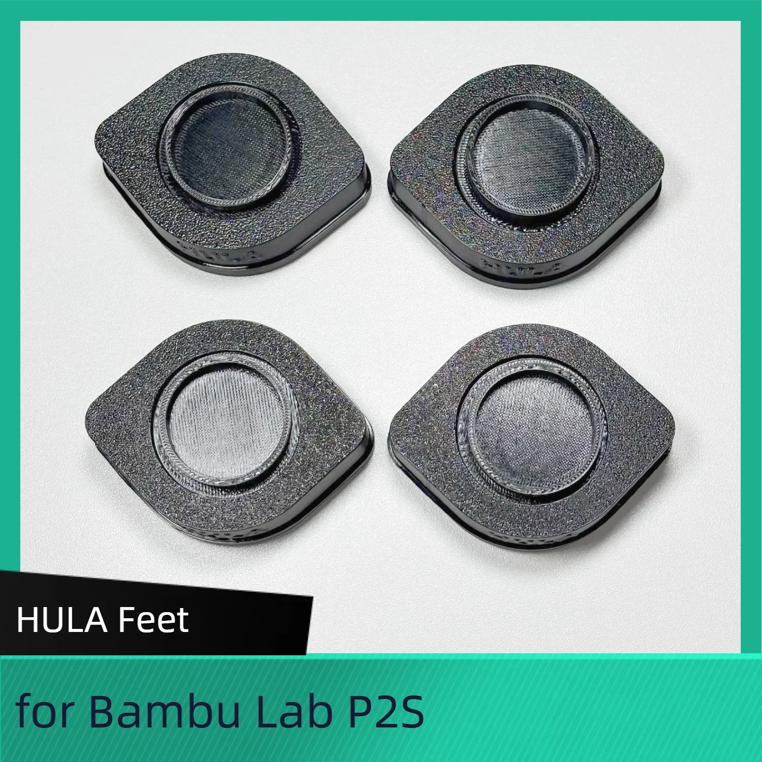 For HULA Anti-Vibration Feet for Bambu P2S for HULA Self-Aligning Feet for BambuLab Legs for P2 Series 3D Printer Parts