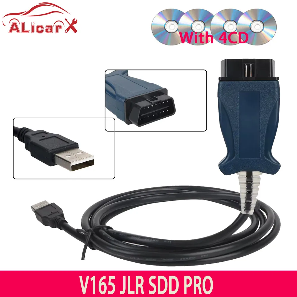 2026 V168 JLR SDD PRO for Lan Rove-r/for Ja-guar Universal OBD2 Scanner Support 2005-2017 JLR SDD OBD2 Car Diagnostic Tool