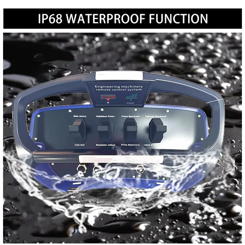 Factory Price Fully Automatic IP68 Wireless Crane Remote Control 4 Way Controller  Batteries