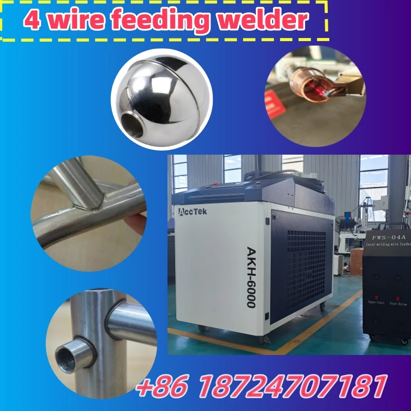 High Efficiency Carbon Steel Iron Black Metal SS Aluminum Lazer Welding Machine 6kw Metal Sheet Soldering Tools for Starter