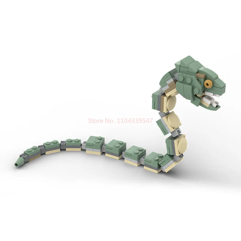 Blocs de construction de films magiques, figurines d'animaux médiévaux, petit monstre serpent, Compatible avec Lego Puzzle, jouet pour garçons et hommes, cadeaux