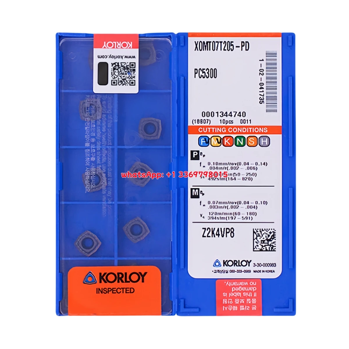

100% Original AMS AMS10 AMS1016 HS-3 PC5300 Milling Insert