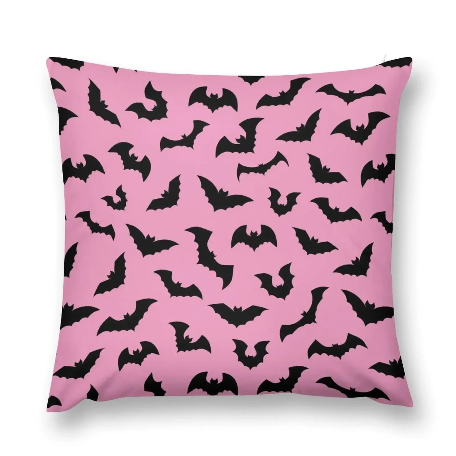 

Pastel goth pink black bats Throw Pillow Christmas Pillowcase Sofas Covers Pillow Covers Decorative pillow